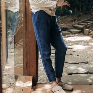 Taylor Stitch Blue Apres Pants